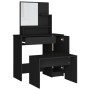 Schwarzes Schminktisch-Möbelset 86,5 x 35 x 136 cm von vidaXL, Schlafzimmerkommoden - Ref: Foro24-3114148, Preis: 104,74 €, R...