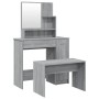 Sonoma gray vanity set 86.5x35x136 cm by vidaXL, Bedroom Dressers - Ref: Foro24-3114153, Price: 112,43 €, Discount: %