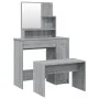 Sonoma gray vanity set 86.5x35x136 cm by vidaXL, Bedroom Dressers - Ref: Foro24-3114153, Price: 110,98 €, Discount: %