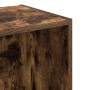 Estantería madera de ingeniería roble ahumado 40x30x152 cm