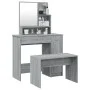 Sonoma gray vanity set 86.5x35x136 cm by vidaXL, Bedroom Dressers - Ref: Foro24-3114153, Price: 110,98 €, Discount: %