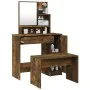 Smoked oak dressing table set 86.5x35x136 cm by vidaXL, Bedroom Dressers - Ref: Foro24-3114152, Price: 94,37 €, Discount: %