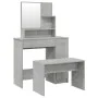 Concrete gray dressing table set 86.5x35x136 cm by vidaXL, Bedroom Dressers - Ref: Foro24-3114150, Price: 100,04 €, Discount: %