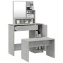 Concrete gray dressing table set 86.5x35x136 cm by vidaXL, Bedroom Dressers - Ref: Foro24-3114150, Price: 101,31 €, Discount: %