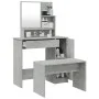 Concrete gray dressing table set 86.5x35x136 cm by vidaXL, Bedroom Dressers - Ref: Foro24-3114150, Price: 100,04 €, Discount: %