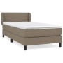 Boxspringbett mit taupegrauer Stoffmatratze 80x200 cm von vidaXL, Betten und Lattenroste - Ref: Foro24-3126041, Preis: 303,77...