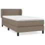 Box spring bed with taupe gray fabric mattress 90x200 cm by vidaXL, Beds and slatted bases - Ref: Foro24-3126057, Price: 311,...