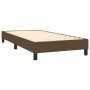 Box spring bed with dark brown fabric mattress 80x200 cm by vidaXL, Beds and slatted bases - Ref: Foro24-3126200, Price: 317,...