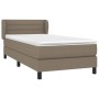 Boxspringbett mit taupegrauer Stoffmatratze 80x200 cm von vidaXL, Betten und Lattenroste - Ref: Foro24-3126281, Preis: 304,45...