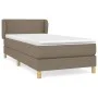 Box spring bed with taupe gray fabric mattress 80x200 cm by vidaXL, Beds and slatted bases - Ref: Foro24-3126601, Price: 299,...