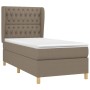 Boxspringbett mit taupegrauer Stoffmatratze 90x200 cm von vidaXL, Betten und Lattenroste - Ref: Foro24-3128737, Preis: 414,23...