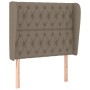 Boxspringbett mit taupegrauer Stoffmatratze 90x200 cm von vidaXL, Betten und Lattenroste - Ref: Foro24-3128737, Preis: 414,23...