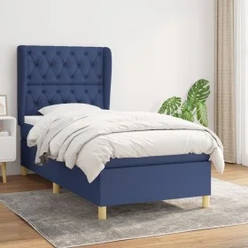 Cama box spring con colchón tela azul 80x200 cm de vidaXL, Camas y somieres - Ref: Foro24-3128723, Precio: 367,77 €, Descuent...