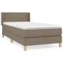 Box spring bed with taupe gray fabric mattress 90x200 cm by vidaXL, Beds and slatted bases - Ref: Foro24-3130085, Price: 311,...
