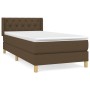 Boxspringbett mit dunkelbrauner Stoffmatratze 80x200 cm von vidaXL, Betten und Lattenroste - Ref: Foro24-3130468, Preis: 300,...