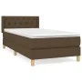 Boxspringbett mit dunkelbrauner Stoffmatratze 80x200 cm von vidaXL, Betten und Lattenroste - Ref: Foro24-3130468, Preis: 290,...
