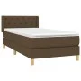 Boxspringbett mit dunkelbrauner Stoffmatratze 80x200 cm von vidaXL, Betten und Lattenroste - Ref: Foro24-3130468, Preis: 290,...
