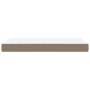 Pocket spring mattress taupe gray fabric 80x200x20 cm by vidaXL, Mattresses - Ref: Foro24-347678, Price: 141,61 €, Discount: %