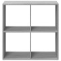 Librería divisor madera ingeniería gris Sonoma 69,5x29x69,5 cm