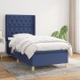 Cama box spring con colchón tela azul 80x200 cm de vidaXL, Camas y somieres - Ref: Foro24-3132191, Precio: 351,72 €, Descuent...