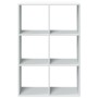 Librería divisora madera ingeniería blanco 69,5x29x103,5 cm