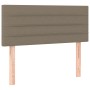 Cama box spring colchón y luces LED gris taupe 80x200 cm de vidaXL, Camas y somieres - Ref: Foro24-3133193, Precio: 301,31 €,...