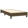 Box spring bed mattress and LED lights dark brown fabric 80x200cm by vidaXL, Beds and slatted bases - Ref: Foro24-3133432, Pr...