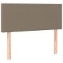 Cama box spring colchón y luces LED gris taupe 80x200 cm de vidaXL, Camas y somieres - Ref: Foro24-3133513, Precio: 301,82 €,...