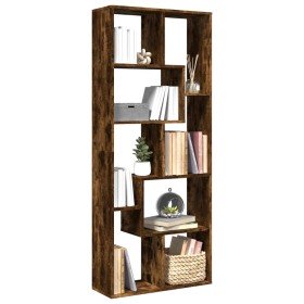 Librería divisora madera ingeniería roble ahumado 67x25x161,5cm en Librerías y estanterías | Comprar online en Foro24