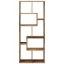Librería divisora madera ingeniería envejecida 67x25x161,5 cm