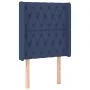 Box spring bed mattress and LED lights blue fabric 80x200 cm by vidaXL, Beds and slatted bases - Ref: Foro24-3139075, Price: ...