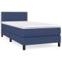 Box spring bed with blue fabric mattress 80x200 cm by vidaXL, Beds and slatted bases - Ref: Foro24-3139935, Price: 285,48 €, ...