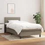 Cama box spring con colchón tela gris taupe 80x200 cm de vidaXL, Camas y somieres - Ref: Foro24-3140093, Precio: 287,88 €, De...