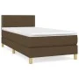 Box spring bed with dark brown fabric mattress 80x200 cm by vidaXL, Beds and slatted bases - Ref: Foro24-3140492, Price: 274,...