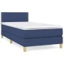 Box spring bed with blue fabric mattress 80x200 cm by vidaXL, Beds and slatted bases - Ref: Foro24-3140495, Price: 275,25 €, ...