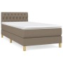 Boxspringbett mit taupegrauer Stoffmatratze 90x200 cm von vidaXL, Betten und Lattenroste - Ref: Foro24-3140829, Preis: 315,34...
