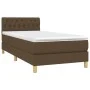 Box spring bed with dark brown fabric mattress 80x200 cm by vidaXL, Beds and slatted bases - Ref: Foro24-3140812, Price: 281,...