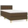 Box spring bed with dark brown fabric mattress 80x200 cm by vidaXL, Beds and slatted bases - Ref: Foro24-3140892, Price: 281,...