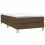 Box spring bed with dark brown fabric mattress 80x200 cm by vidaXL, Beds and slatted bases - Ref: Foro24-3144130, Price: 252,...