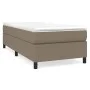 Box spring bed with taupe gray fabric mattress 80x200 cm by vidaXL, Beds and slatted bases - Ref: Foro24-3144379, Price: 299,...