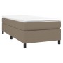 Boxspringbett mit taupegrauer Stoffmatratze 80x200 cm von vidaXL, Betten und Lattenroste - Ref: Foro24-3144379, Preis: 291,90...