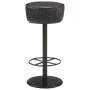 Taburete de cocina de cuero auténtico negro de vidaXL, Taburetes de cocina - Ref: Foro24-321872, Precio: 122,06 €, Descuento: %