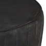 Schwarzer Küchenhocker aus echtem Leder von vidaXL, Küchenhocker - Ref: Foro24-321872, Preis: 121,80 €, Rabatt: %