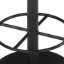 Schwarzer Küchenhocker aus echtem Leder von vidaXL, Küchenhocker - Ref: Foro24-321872, Preis: 124,17 €, Rabatt: %
