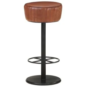 Taburete de cocina de cuero auténtico marrón de vidaXL, Taburetes de cocina - Ref: Foro24-321871, Precio: 129,80 €, Descuento: %