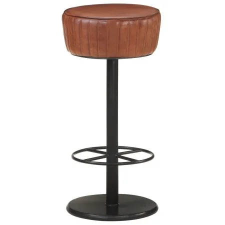 Brauner Küchenhocker aus echtem Leder von vidaXL, Küchenhocker - Ref: Foro24-321871, Preis: 129,92 €, Rabatt: %