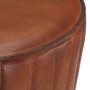Brauner Küchenhocker aus echtem Leder von vidaXL, Küchenhocker - Ref: Foro24-321871, Preis: 122,49 €, Rabatt: %