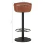 Brown Genuine Leather Kitchen Stool by vidaXL, Kitchen stools - Ref: Foro24-321871, Price: 131,99 €, Discount: %