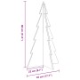 Árbol de Navidad de madera de adorno madera maciza pino 80 cm
