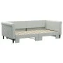Sofá cama nido terciopelo gris claro 90x190 cm de vidaXL, Camas y somieres - Ref: Foro24-3197784, Precio: 247,97 €, Descuento: %